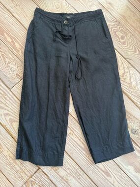 Talbots pure Irish linen pants size 2 petite